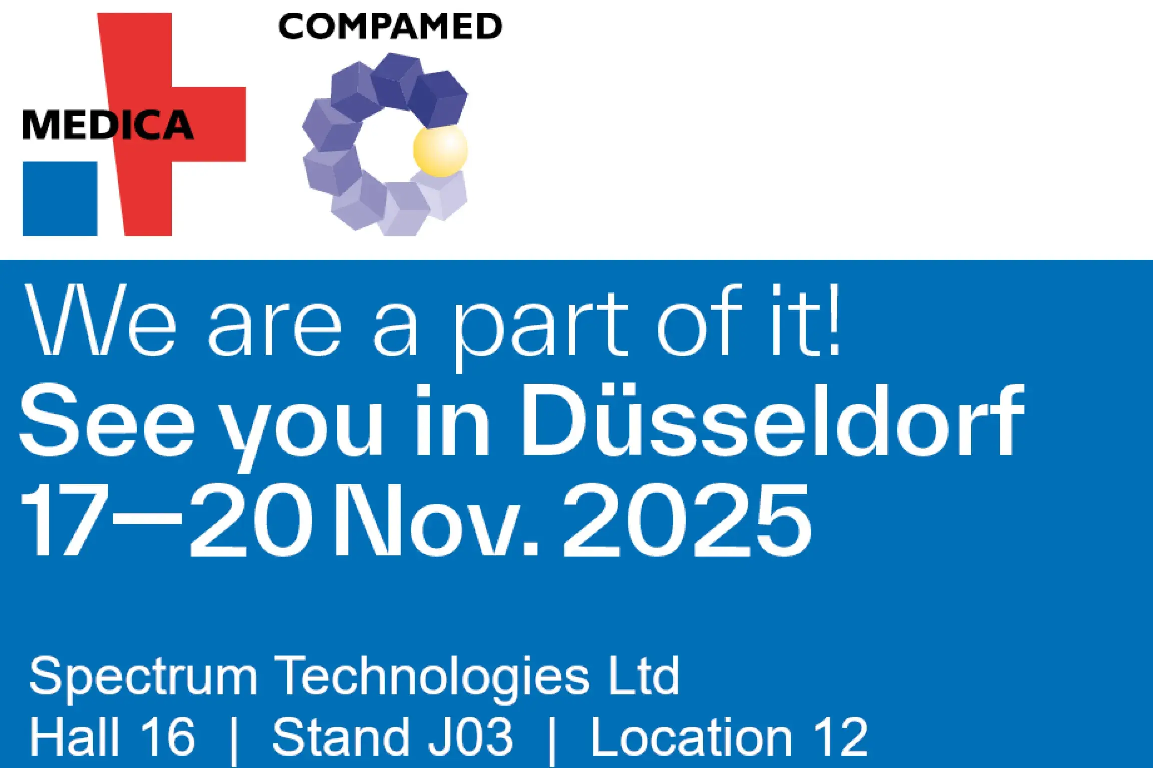 Spectrum Technologies is attending MEDICA 2025